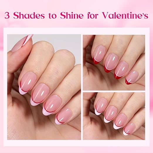 K - Press On Nail Kit | Short Amlond | Romantic Dream
