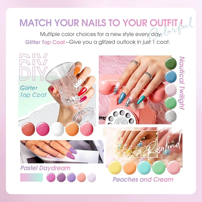 Nude Pink Blue Green