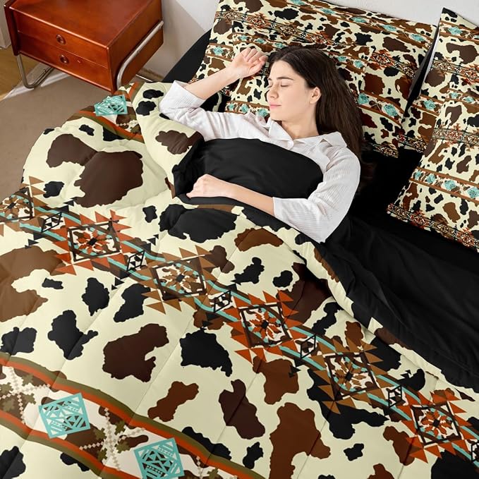 Beige,black,brown,teal,orange