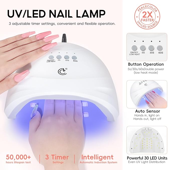 83Pcs Gel Nail Kit with Drill