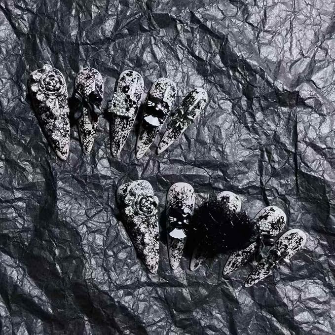 Ornate mourning jewelry