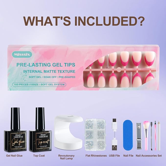 A-Short Almond nail kit