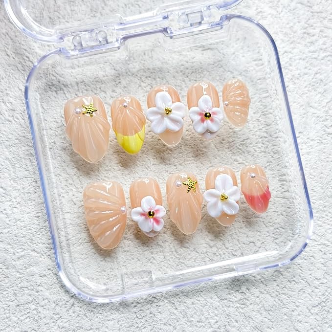 Handmade Almond Nails 22