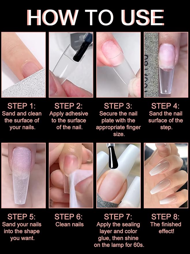 French tip Toe Nail Tips Black