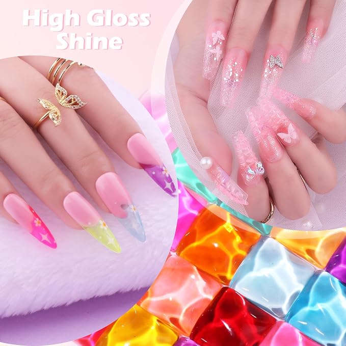 Jelly Gel Nail Polish Set-20 Colors