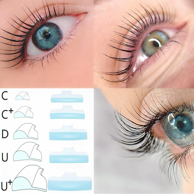 Blue Cat Eye Lash Lift Pads