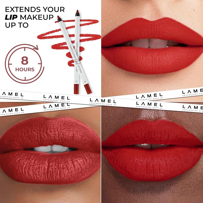 Pack of 5: Nude Pink, Nude, Red, Mauve, Spicy Nude