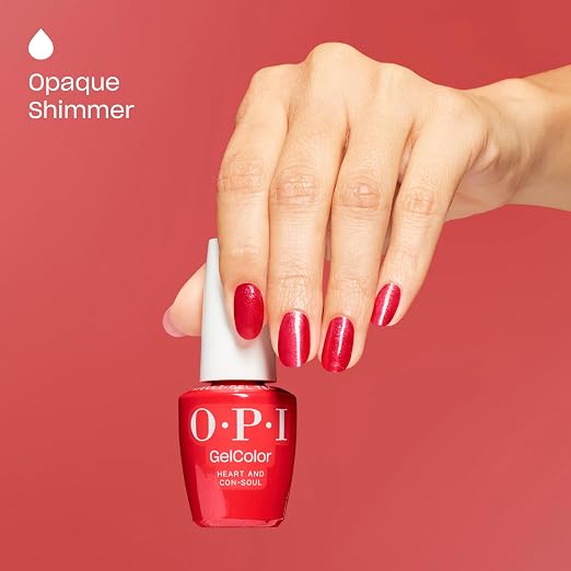 Heart and Con-Soul | Opaque Bright Vivid Red Shimmer