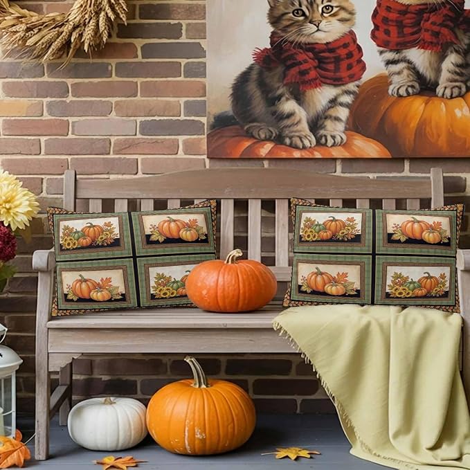 Sage, Pumpkin, Cream Beige, Amber