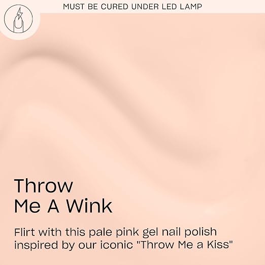 Throw Me a Wink | Sheer Pale Pink Crème