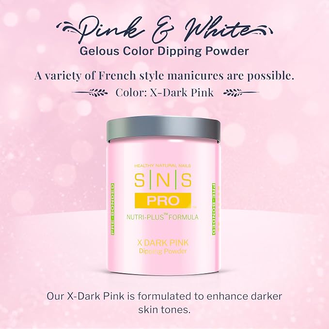 X-Dark Pink Dip Powder