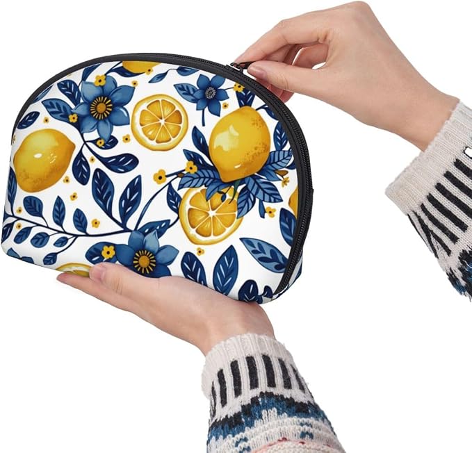 Lemon Floral Blue Yellow