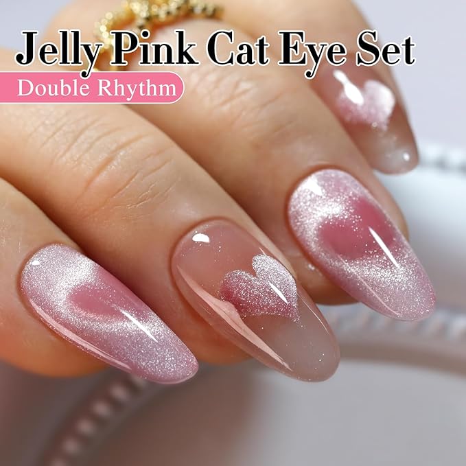 Glass Silver Pink