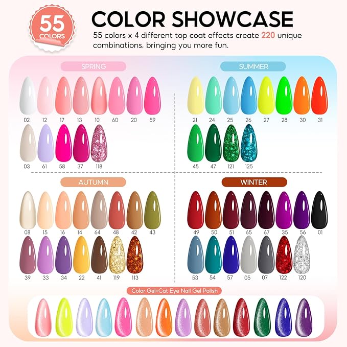 83Pcs Gel Nail Kit with Drill
