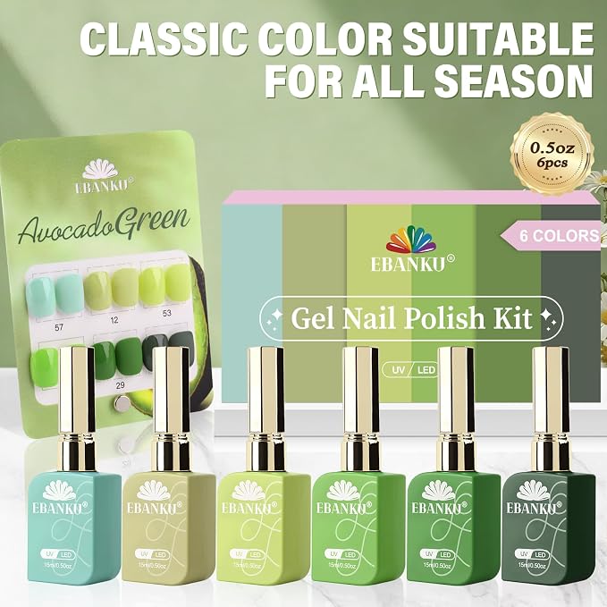 6 Colors-Green Series