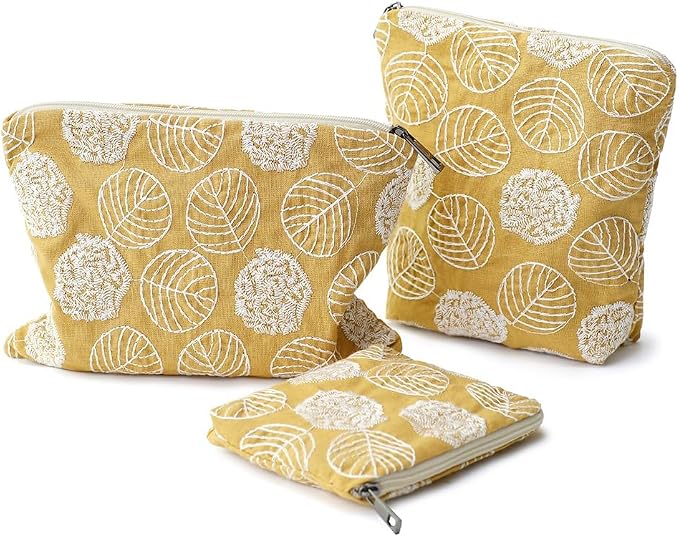 YellowLeafEmbroidered/Cotton