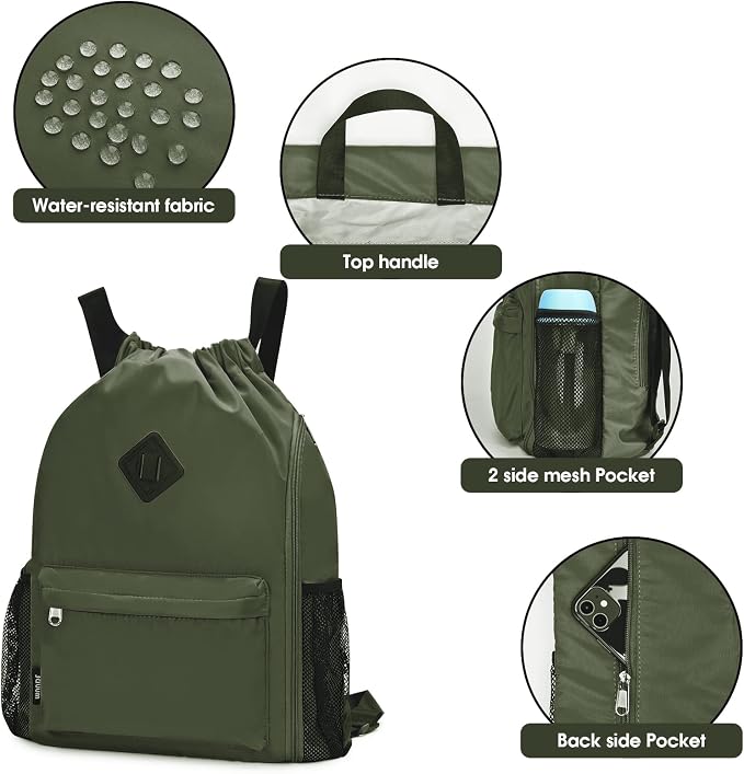 L, Dark Green