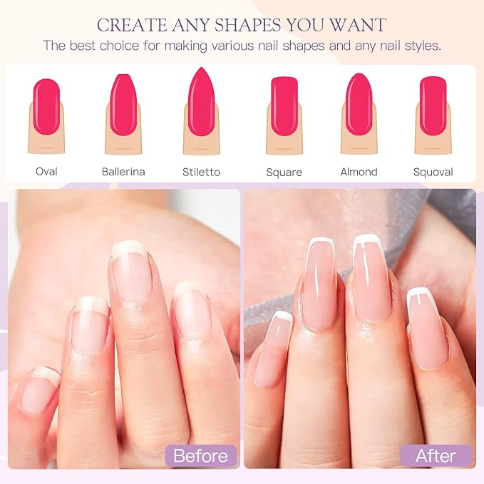 Clear Gel+Pink Gel