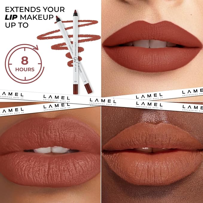 Pack of 5: Berry, Chilli, Mauve, Spicy nude, Intense brown