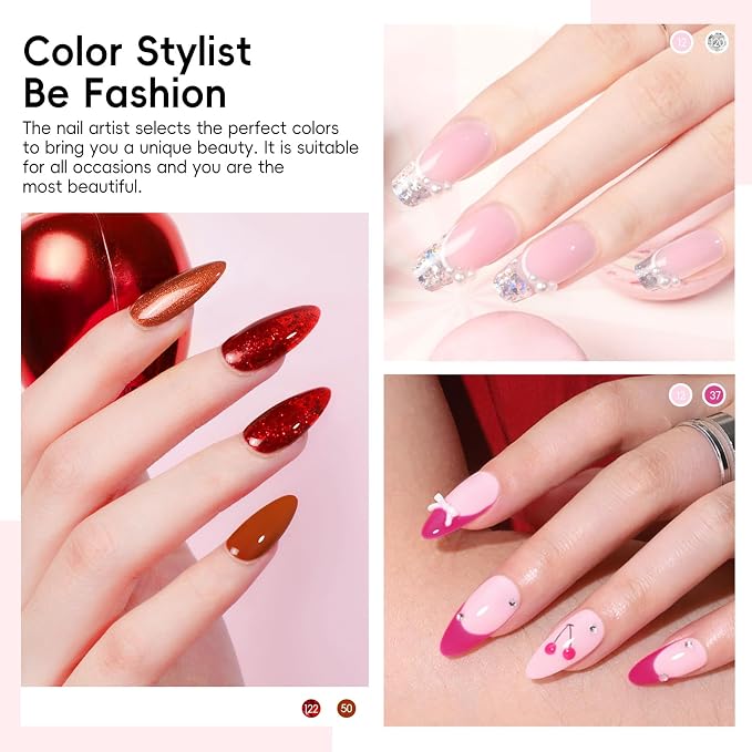 35 Colors & 5pc Top Base coat (All Seasons)