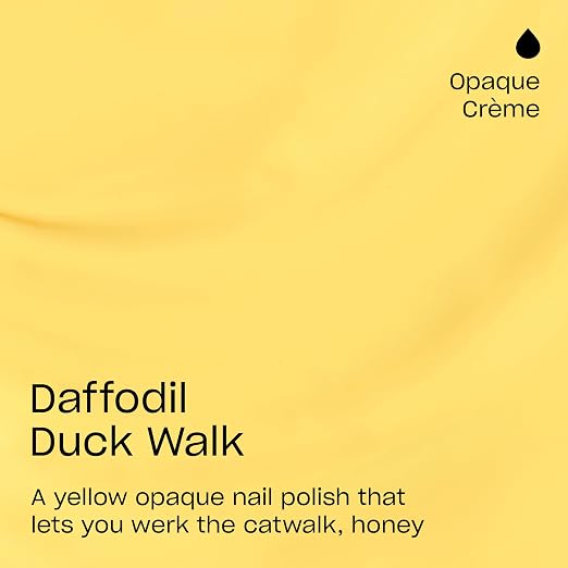 Daffodil Duck Walk | Opaque Bright Yellow