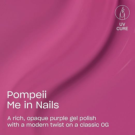 Pompeii Me in Nails | Opaque Cool Bright Purple Crème