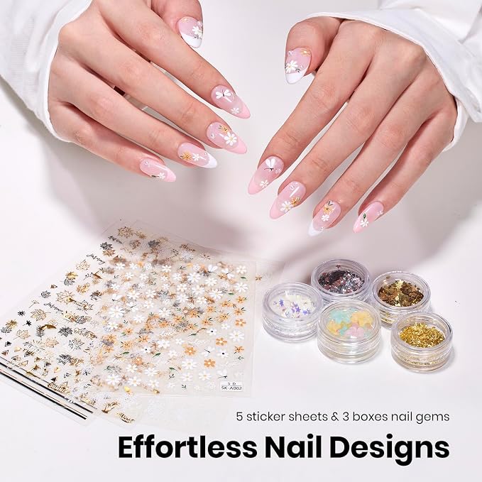 Nail Art Kit | 510pcs Nail Tips&10pcs Nail Brushes