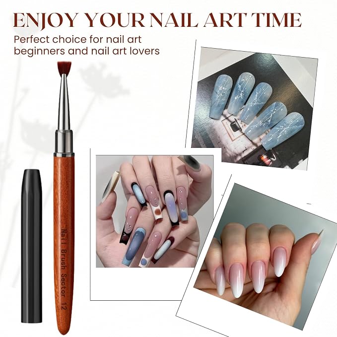 Fan-Shaped Nail Brush