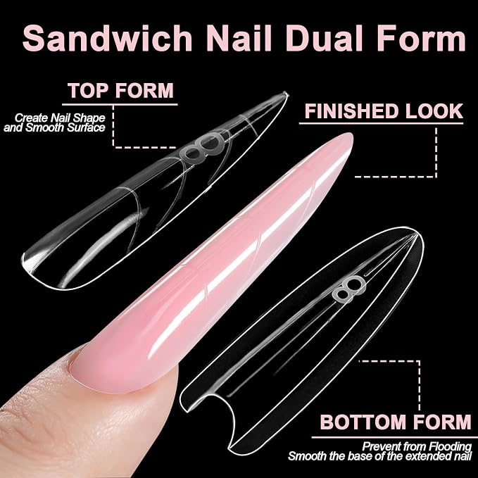 Sandwich Dual Forms - Almond Pointed