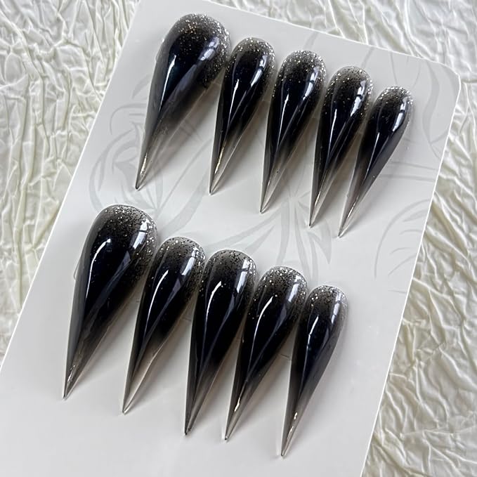Glitter Black Long