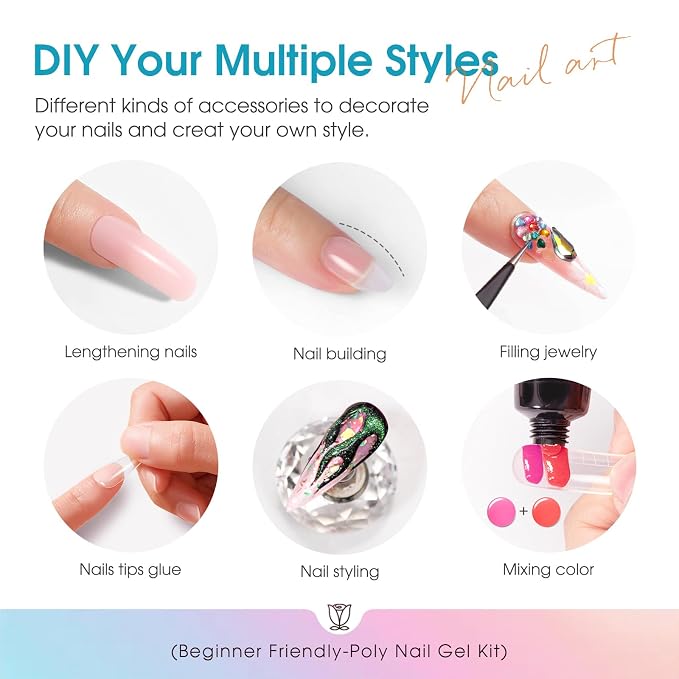 20 Color Poly Nail Gel Kit-03
