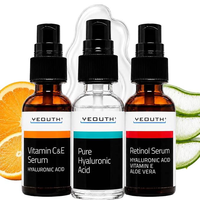 3-pack Retinol, HA, Vit C Pack