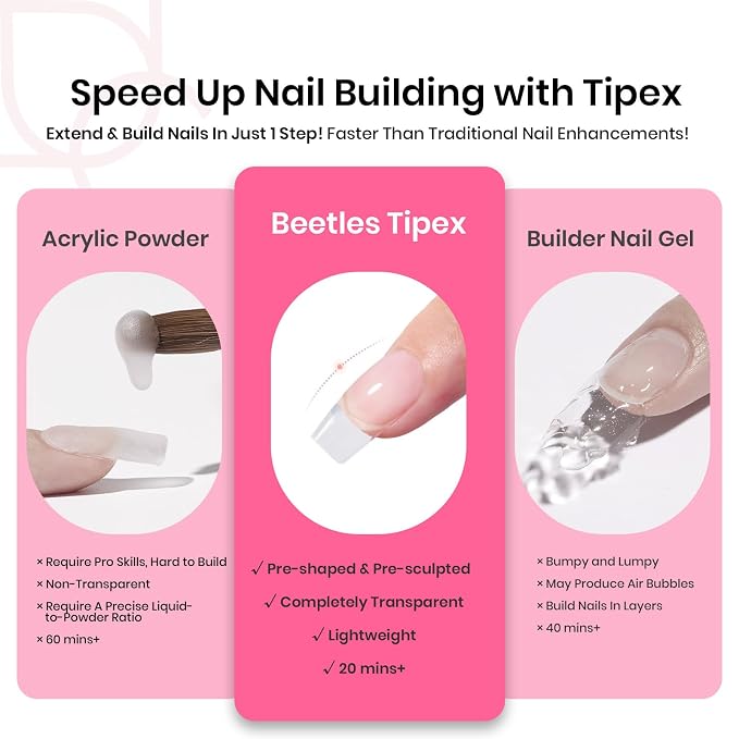 0I-Coffin Short 224pcs (Tipex Nail Kit)