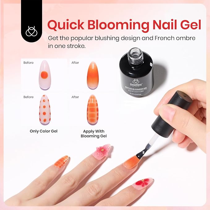 Blooming Gel and Top Coat