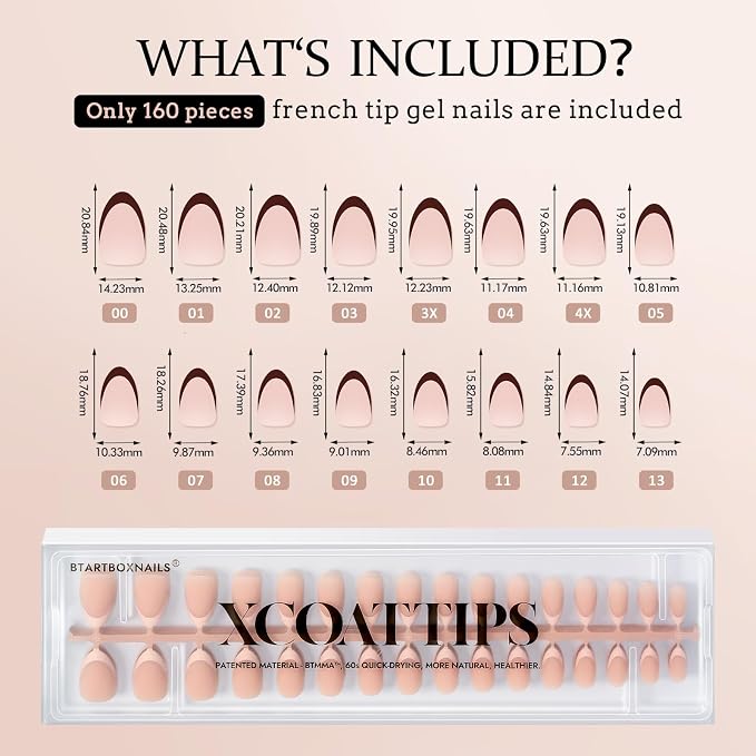 02 S - Almond Skin Tones French in Peach Base