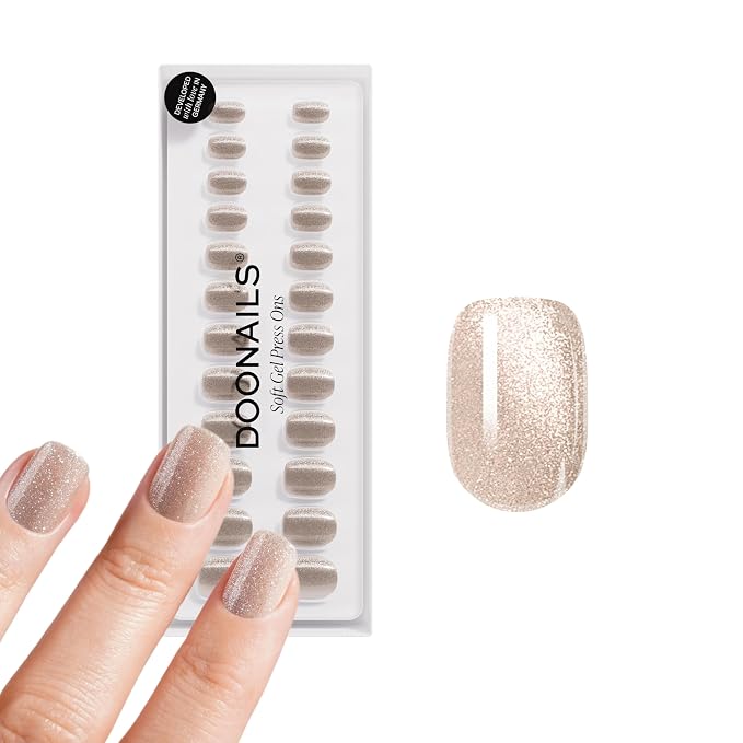 Champagne Cateye Extra Short Square