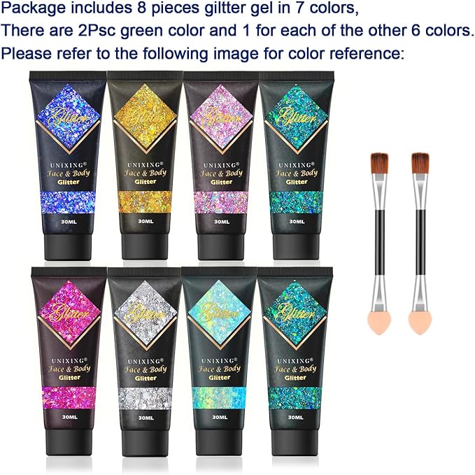 8 Colors Set