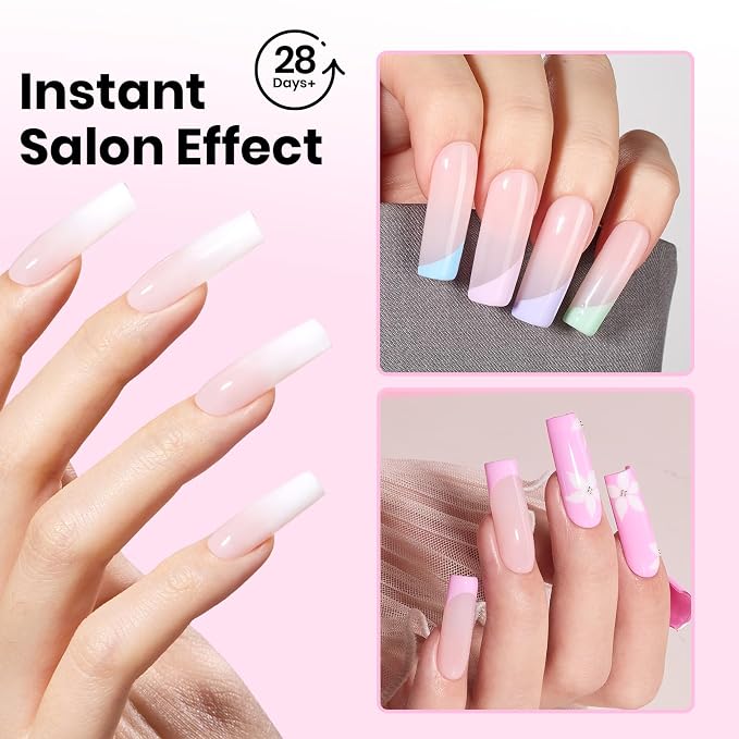 3 - Tipex Lite Nails Kit | Long Square | 256