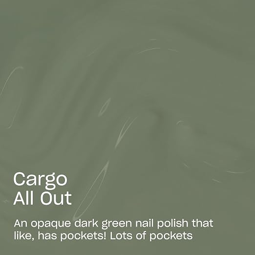 Cargo All Out | Opaque Cool Army Green