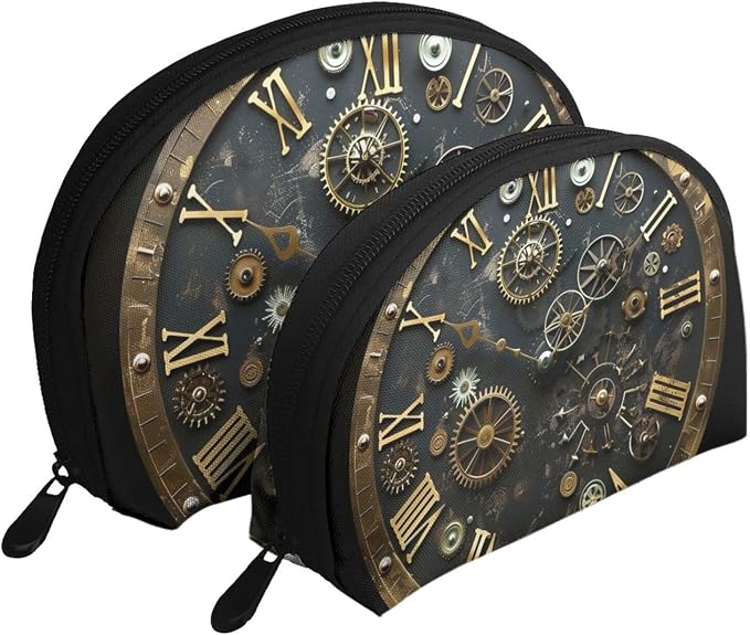 Gears Clock Bronze Century