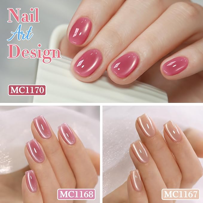 Glass Nude Pink Purple Rose