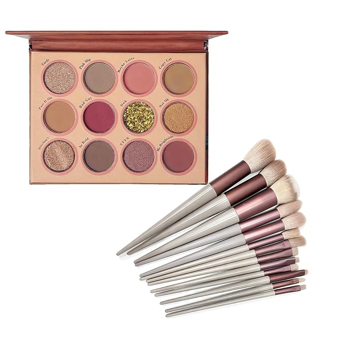 pink with 13pcs brushes