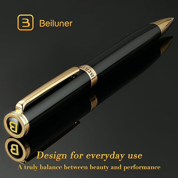 Piano Black and Gold Finish