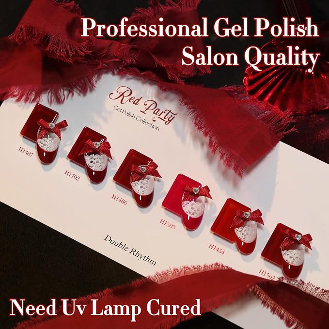Shimmer Red Burgundy