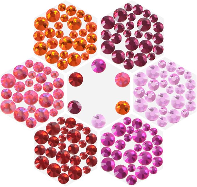 Red Color Series, 3-Sizes,6-colors