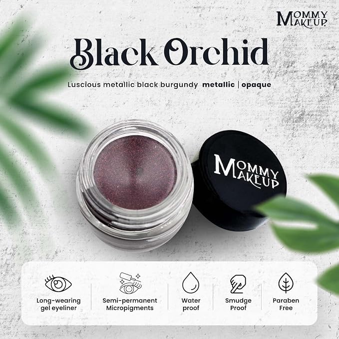 Black Orchid - Luscious metallic black burgundy
