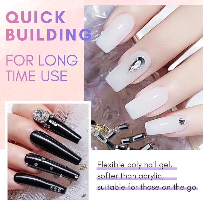 2 Colors Black and Milky White