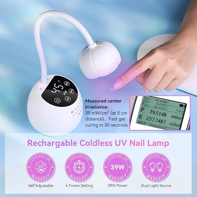 A5-uv nail lamp-White
