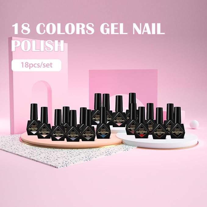18 PCS Gel Nail Polish - 03
