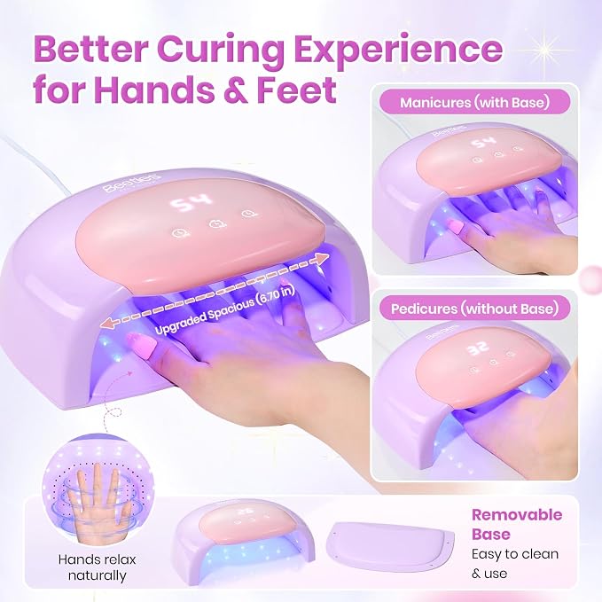 Z-UV Nail Lamp for Hands & Feet Candy Purple